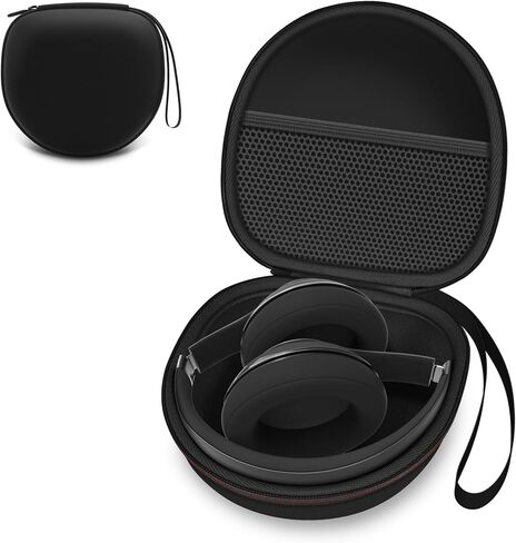 Headphone Headset Case for Folding Headphone, Black | Compatible with BERIBES/TOZO/KVIDIO/Beats/Soundcore Anker Noise Cancelling Over-Ear Headphones in Saudi Arabia