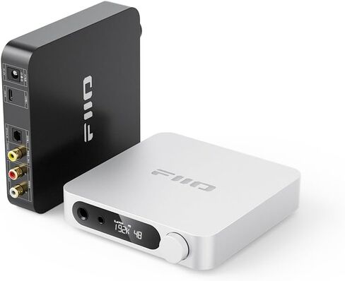 FiiO K11 DAC ومضخم سماعة الرأس للصوت المنزلي أو الكمبيوتر الشخصي، 6.35 مم ومتوازن 4.4 مم، RCA، محوري، بصري، 1400 ميجاوات، 384 كيلو هرتز/24 بت DSD256 (أسود) in Kuwait