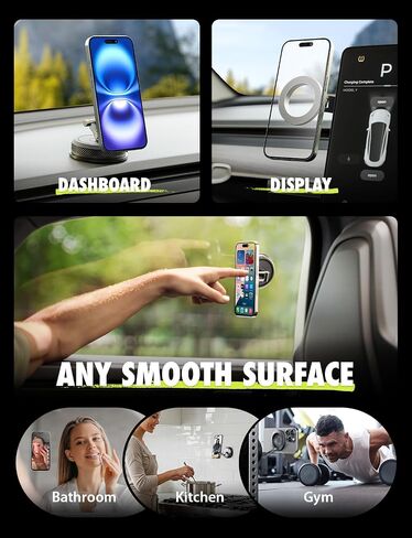 Bracketron MagAlign AIR ROTO MagSafe Car Phone Mount with 360°Arm Holder in Saudi Arabia