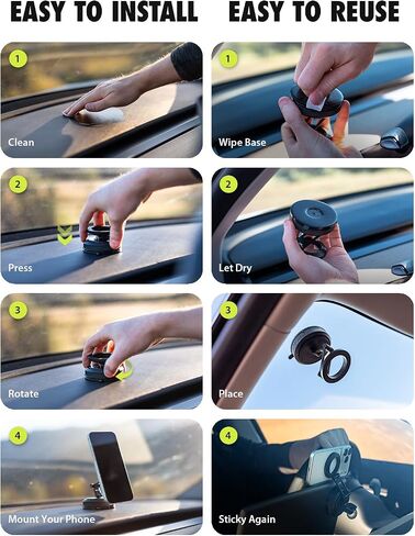 Bracketron MagAlign AIR ROTO MagSafe Car Phone Mount with 360°Arm Holder in Saudi Arabia