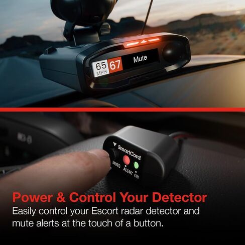 مرافقة الرادار الكاشف SmartCord السلك المباشر مع LED الأحمر | متوافق مع Escort IX وMAX وMAX 360 وMAX360c وMAXcam وRedline والمزيد in Kuwait