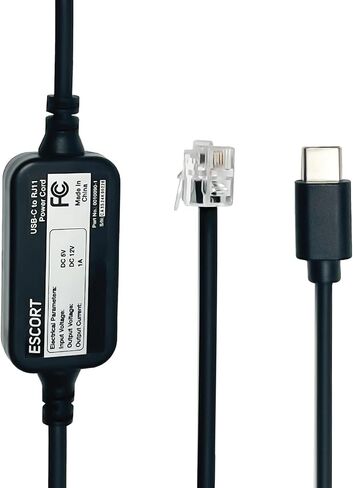 مرافقة الرادار الكاشف SmartCord السلك المباشر مع LED الأحمر | متوافق مع Escort IX وMAX وMAX 360 وMAX360c وMAXcam وRedline والمزيد in Kuwait