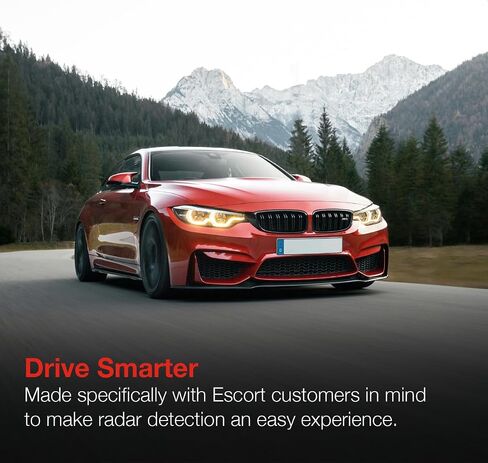مرافقة الرادار الكاشف SmartCord السلك المباشر مع LED الأحمر | متوافق مع Escort IX وMAX وMAX 360 وMAX360c وMAXcam وRedline والمزيد in Kuwait