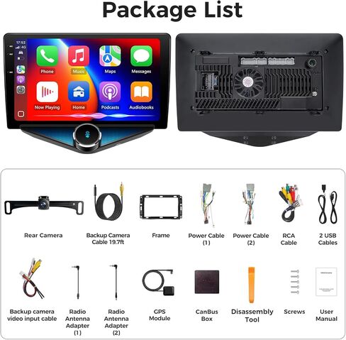 4G RAM+64G ROM Car Stereo for Jeep Wrangler JK 2007-2013 2014 2015 2016 2017 2018, Compass/Grand Cherokee/Dodge/Chrysler, 10.1" QLED Android 14 Car Radio, Wireless Carplay/Android Auto in Saudi Arabia