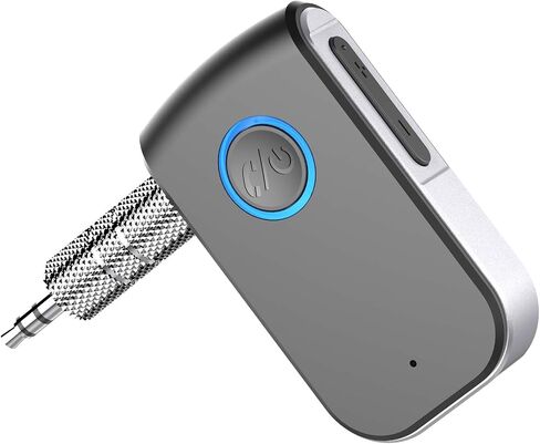 Bluetooth AUX Adapter for Car, Wireless Audio Receiver Portable Hands-Free Car Kits with AUX 3.5mm in Saudi Arabia