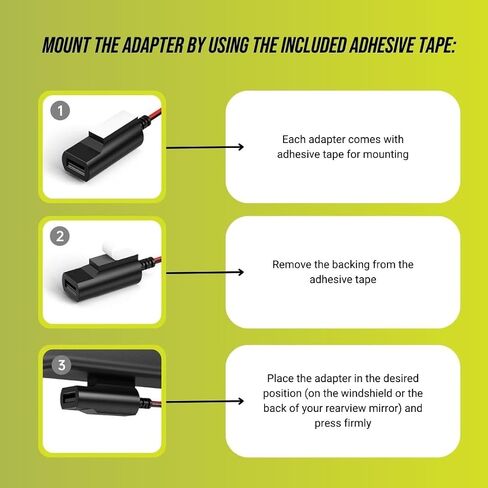 Dongar Dashcam Power Adapter (10-pin Type H) for Hyundai/Kia. Compatible with Select Models, EV6, and More. Connects to Rearview Mirror, Built-in USB Power Source, Easy to Install in Saudi Arabia