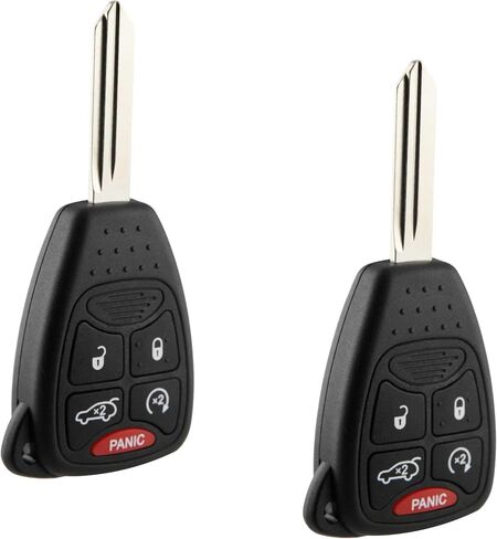 2X USARemote Key Fob Replacement for 2005 2006 2007 2008 2009 2010 2011 2012 2013 2014 Chrysler 200 300 Aspen Sebring Dodge Avenger Durango Jeep Commander Grand Cherokee Liberty 5-Button (OHT692427AA) in Saudi Arabia