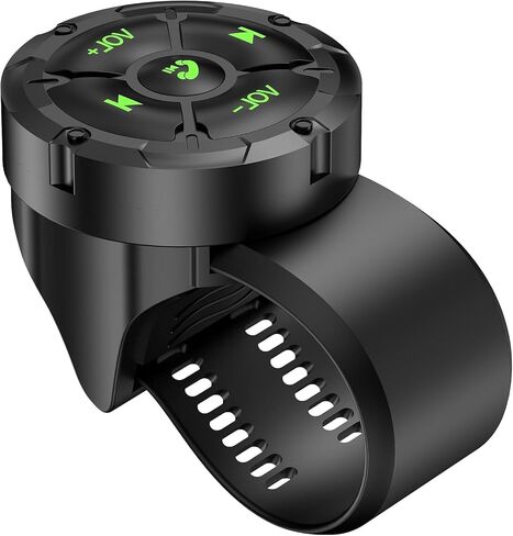 Bluetooth Media Button Remote Wireless Waterproof Music Controller | Wireless Bluetooth Steering Wheel Control Button Compatible for Smart Phone for Car Motorcycle in Saudi Arabia