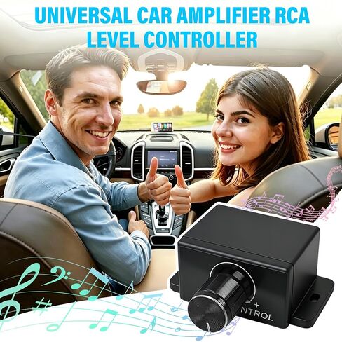Amplifier Series Bass Knob Control Kit,3.5mm Universal Bass Knob Control | Compatible with RCA Remote Amplifier Bass Volume Controller,with 16Ft Cable,Screws and Double-Sided Tape in Saudi Arabia
