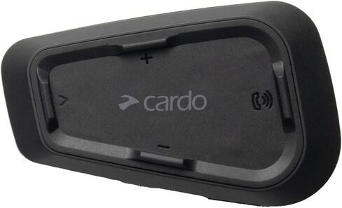Cardo Systems Spirit Motorcycle Bluetooth Communication Headset, 2-Way Bluetooth, Thin 32mm Speakers, Waterproof, Universal Connectivity - Single Pack in Saudi Arabia