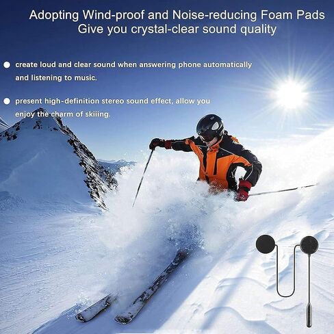 Motorcycle Helmet Bluetooth Headset,Outdoor Headset,Waterproof Sports Headset,Speakers Hands Free,Music Call Control,Automatic answering,60 Hours Playing time High Sound System in Saudi Arabia