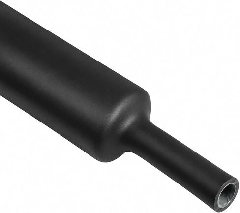 Kable Kontrol 13/32" (10mm) Heat Shrink Tubing 3:1 Shrink Ratio – 4’ Feet 10 Pcs Adhesive Lined Marine Grade Heavy Wall Heat Shrink Tube Seal & Strain Proof for Automotive Marine Insulation - Black in Kuwait
