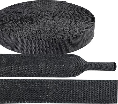 Heat Shrink Braided Sleeving 2:1 Ratio Fabric Tubing 1-3/8"-13ft | 2 in 1 Wiring Harness Tubing Abrasion Resistant Flexibility Cable Sleeve for Auto Protection Wire/Sheath/Irregular Shape Hose in Saudi Arabia