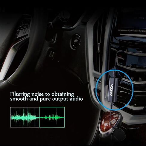 Ground Loop Noise Isolator, Noise Filter (1 Pack) | Eliminate the Buzzing Noise for Your Car Audio System/Home Stereo in Saudi Arabia