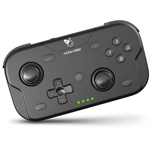 AceGamer Wireless Pocket Controller for Nintendo Switch/Switch 2/Android/iOS/PC/Steam Deck/Phone,1000Hz Polling Rate, Bluetooth Controller with Lift-and-Lock Joysticks/6-Axis Gyroscope/Turbo/Vibration (Black) in Saudi Arabia