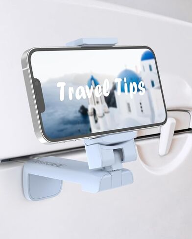 MiiKARE Airplane Phone Holder Mount, Plane Travel Essentials Gift, Black | Universal Hands-free Phone Holer with 360° Rotation for Flying, Accessory Travel Must Haves Phone Stand for Desk, Tray Table in Saudi Arabia