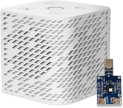 Third Reality Voice/Music Assistant Dev Edition – Preloaded with Home Assistant Voice Assistant and Music Assistant, Dual Digital Mics, 3W Speaker, 2.4G WiFi only, Open Source in Kuwait