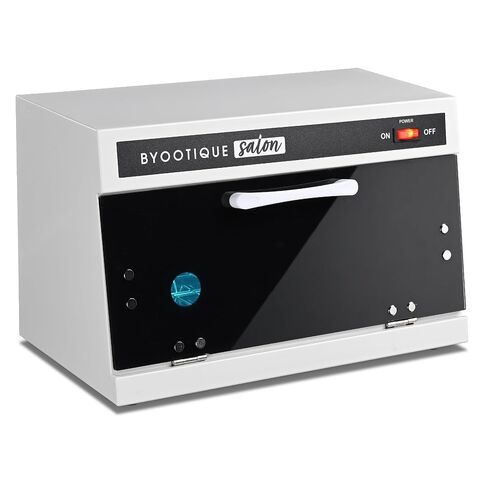BYOOTIQUE 13L Nail Tool Cleaning Machine Cabinet 275nm Electric Towel Box | Blue Light,Nail Tool Cleaner Machine,for Manicure Clippers Facial Skin Beauty Salon Barbershop Spa in Kuwait