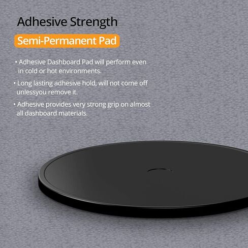 iOttie Adhesive Dashboard Pad for Car Mounts Dashboard Pad, Black , 3.1"L in Saudi Arabia