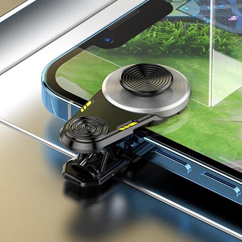 HULNAMRYK Clip-on Mobile Game Joystick, External Analog Controller, Sensitive Directional Button for Smartphone Gaming in Saudi Arabia