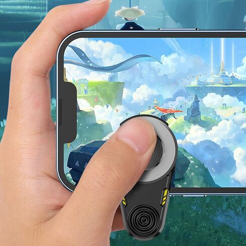 HULNAMRYK Clip-on Mobile Game Joystick, External Analog Controller, Sensitive Directional Button for Smartphone Gaming in Saudi Arabia