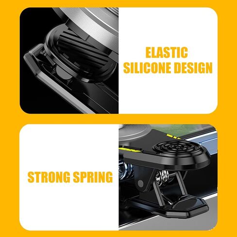 HULNAMRYK Clip-on Mobile Game Joystick, External Analog Controller, Sensitive Directional Button for Smartphone Gaming in Saudi Arabia