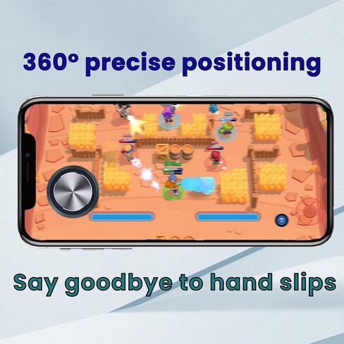 Game Joystick Mobile Phone Joystick para Celular Game Control Mini Controller Touch Screen Joypad for iPad iPhone Android Mobile Tablet Smart Phone, Black in Saudi Arabia