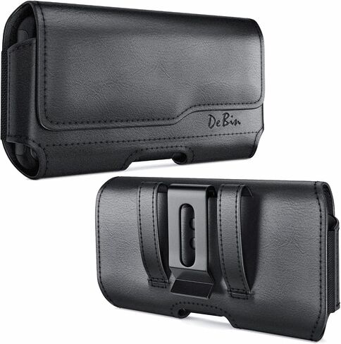 Holster for iPhone 17 17 Pro 16 Pro 16e 15 15Pro 14 13 12 11 Xs 10 X XR – Cell Phone Belt Holder Case with Clip for Men Women Pouch (Fits Protective Cover on) Black in Kuwait