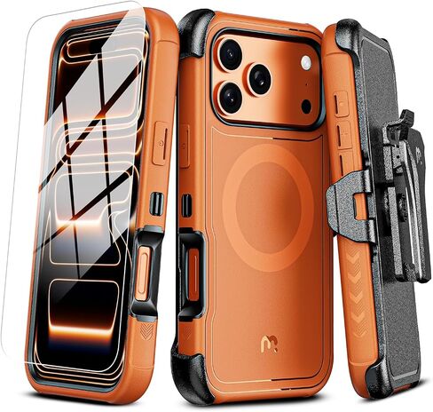 M MYBAT PRO for iPhone 17 Pro Max Case with Belt Clip Holster Black in Kuwait