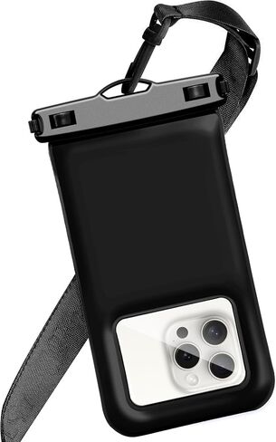 Floatable Waterproof Phone Pouch Case for iPhone 17 16 Pro Max/15/14/13/12, IP68 Travel Cellphone Dry Bag Beach Cruise Ship Essentials Bags with Crossbody Lanyard, Iridescent Purple - 7″ in Saudi Arabia