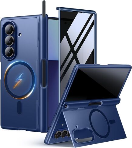 MOBOSI for Samsung Galaxy Z Fold 8 Ultra Case with Stylus Pen, Black | Compatible with Magsafe, Built-in Kick stand & Privacy Screen Protector & Full Body Hinge Protection & Pen Slot, Slim&Thin in Saudi Arabia