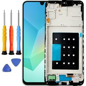 for Samsung Galaxy A16 5G Screen Replacement with Frame | for Samsung A16 Screen Replacement kit A166u1 A166a A166w S166dl A166P LCD Display Touch Screen Digitizer Assembly With Tools in Saudi Arabia