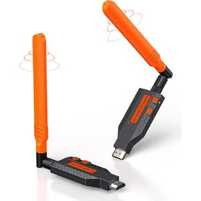 Coolpie Wireless HDMI Transmitter and 2 Receiver for Multiple TV/Projector | 4K Decode 1080P HD Output, 350FT/100M Long Range, 5.8G Stable Connection Plug & Play Low Lag in Saudi Arabia