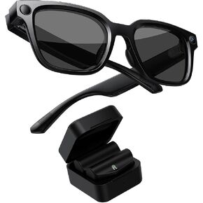 Rokid AI Glasses Style Pack,Smart Audio Glasses with Camera & Power Capsule | Non-display smart audio glasses with ChatGPT & Gemini, 12MP camera, 3K POV video, real-time audio translation, calls & music in Saudi Arabia