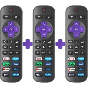 2 Pack Replacement Remote Control Only for Roku TV, Compatible for TCL Roku/Hisense Roku/Onn Roku/Sharp Roku/Philips Roku/Element Roku/Westinghouse Roku TVs (Not for Roku Stick, Box or Speaker) in Saudi Arabia