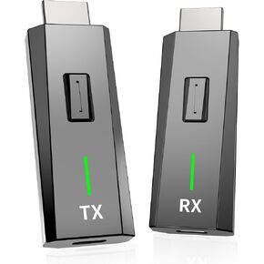 Wireless HDMI Transmitter and Receiver 328FT/100M, 4k Decode 1080P Output, Plug & Play Portable 2.4g/5g, Wireless Hdmi Extender Kit to Monitor from Laptop/PC/Projector/TV Box in Saudi Arabia