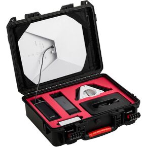 Starlink Mini Case, IP67 Waterproof Hard Travel Carrying Case for Starlink Mini with In-Case Operation for Outdoor Travel and Camping in Saudi Arabia