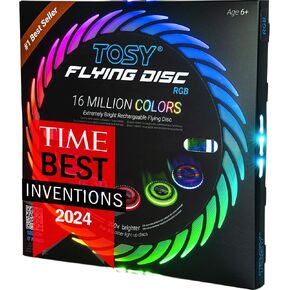 قرص طائر توسي - 16 مليون لون RGB أو 36 مصباح LED، ساطع للغاية، أوضاع ذكية، أساسيات التخييم للمراهقين/الأطفال/الكبار/الرجال/الأولاد/البنات، إضاءة تلقائية، قابلة لإعادة الشحن، مقاومة للماء، 175 جرام in Kuwait