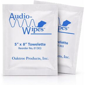 Audio Wipes | 100 Individually Wrapped Cleaning Wipes | Alcohol-Free, Fast-Drying, Safe for Xbox/PlayStation Controllers, Headphones, Earbuds, Monitors & More – Ideal for Gamers! in Kuwait