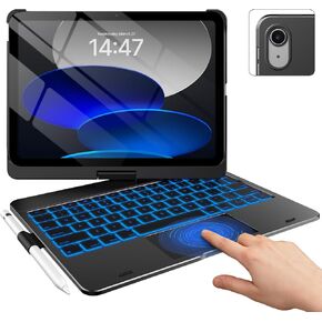 typecase Touch iPad A16 11th/10th Gen Case with Keyboard, 360° Rotating in Kuwait