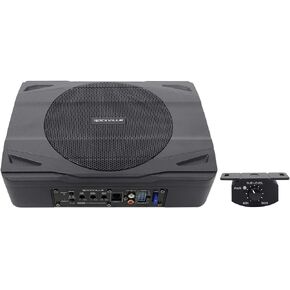 Rockville SS10P 800W مضخم صوت نحيف تحت المقعد للسيارة/الشاحنة، أمبير مدمج، مقبض جهير سلكي عن بعد، ألومنيوم مصبوب، لترقيات صوت السيارة | ذروة 800 وات، 200 وات RMS، فرع نشط، مدخلات عالية ومنخفضة المستوى، تشغيل تلقائي، مقبض جهير، غلاف من الألومنيوم المصبوب in Kuwait