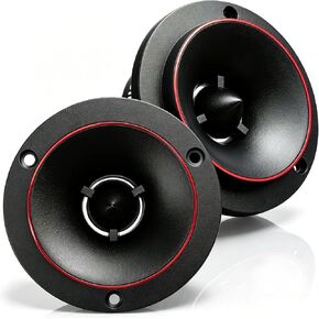 3.8 Inch Tweeters For Car Audio, 600W Titanium Bullet Super Tweeter 4 Ohm | 1 Inch Voice Coil, 12kHz-20kHz Frequency Response, Aluminum Housing with Built-in Capacitor for Car Speaker Upgrade in Kuwait