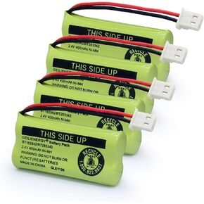BT162342 BT262342 Battery Compatible with BT183342 BT283342 BT166342 BT266342 Vtech CS6114 CS6419 CS6719 with AT&T EL52300 CL80112 CS6719-2 Cordless Handsets (Pack of 4) in Saudi Arabia