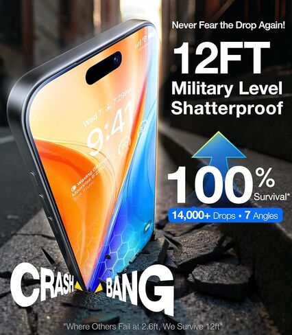 UltraGlass TOP 9H+ Armor for iPhone 17 Pro Max Screen Protector, 2 Pack | NO.1 Military Grade Shatterproof, Screen Protector 17 Pro Max Tempered Glass 17 ProMax, Longest Durable, One-Pull Tray in Saudi Arabia