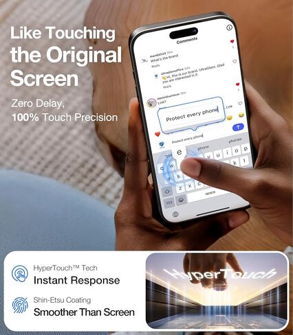 UltraGlass TOP 9H+ Armor for iPhone 17 Pro Max Screen Protector, 2 Pack | NO.1 Military Grade Shatterproof, Screen Protector 17 Pro Max Tempered Glass 17 ProMax, Longest Durable, One-Pull Tray in Saudi Arabia