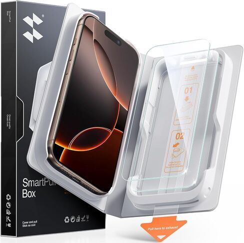SMARTDEVIL 2 Pack Privacy Screen Protector for iPhone 17 Pro Max, Anti-Spy | Military-Grade Shatterproof Protection, Tempered Glass Film , 9H Hardness, Fast & Easy Installation, Case Friendly Design in Saudi Arabia