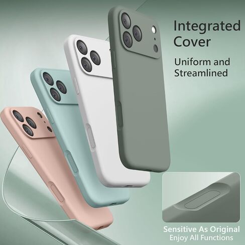FireNova Magnetic for iPhone 17 Pro Case, 6.3", Calke Green | Compatible with MagSafe, Integrated Silicone Camera Control Button, Camera Protection, Anti-Scratch Soft Microfiber Lining in Saudi Arabia