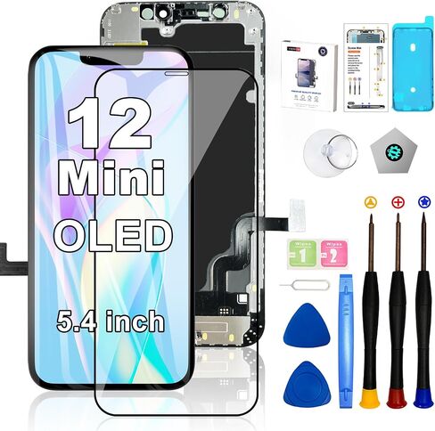 for iPhone XR Screen Replacement 6.1 inch LCD | 3D Touch FHD display digitizer for A1984,A2105,A2106,A2108, Frame Assembly, waterproof adhesive, repair tool, tempered glass in Saudi Arabia