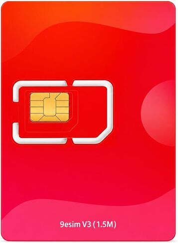 بطاقة V3 Flagship eSIM لنظام Android غير المقفل، سعة تخزين 1.5 ميجابايت - محول SIM إلى eSIM، 50 ملفًا شخصيًا، شريحة متميزة، قائمة STK غير متصلة بالإنترنت، تنزيلات غير محدودة، مقطوعة مسبقًا، السفر العالمي في الولايات المتحدة الأمريكية/أوروبا/اليابان/الصين in Kuwait