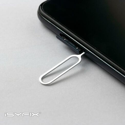 iSYFIX SIM Card Tray Eject Pin Removal Tool, 10 Pack | Steel Ejector Needles for Android, Samsung and Tablets, for Wallet, Keychain or Travel Kit in Saudi Arabia